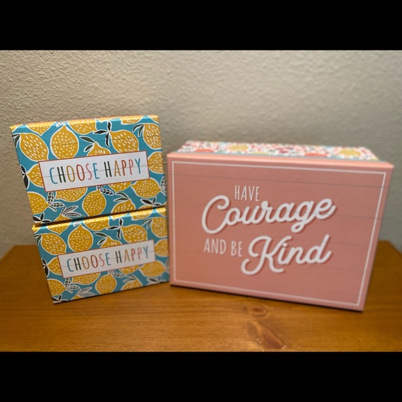 Lemons, Strawberry & Orange Nesting Storage Boxes Set Of 3, Removable Lids - Picture 2 of 15